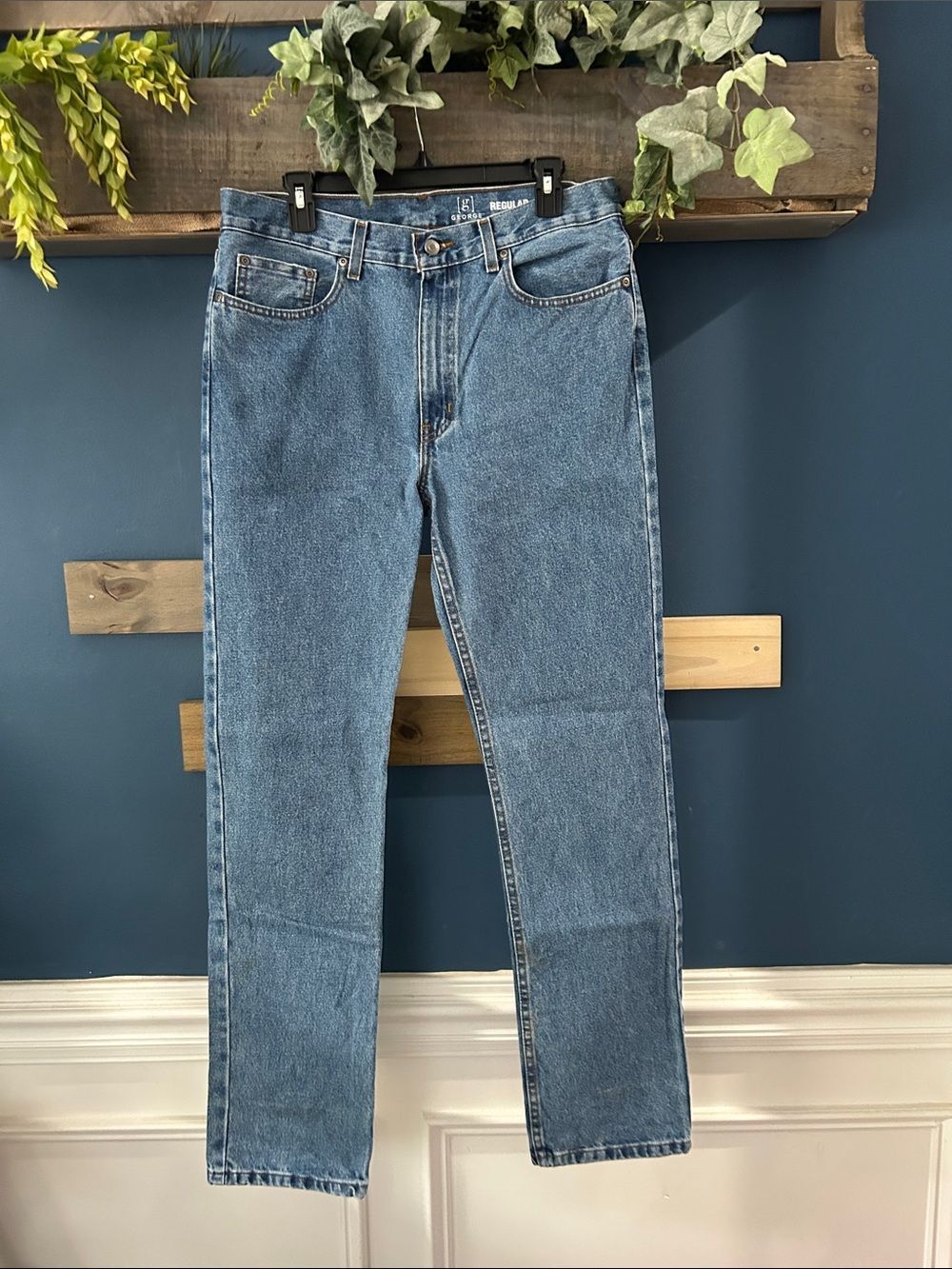 G George Men's Straight Leg Jeans 30 EUC